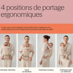 Ergobaby Porte-bébe Omni Deluxe Mesh - Bleu Nuit