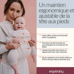 Ergobaby Porte-bébe Omni Deluxe Mesh - Naturel