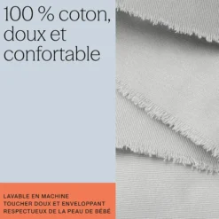 Ergobaby Porte-bébe Omni Deluxe Coton - Bleu Ciel