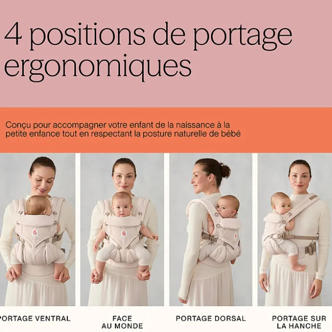 Ergobaby Porte-bébe Omni 360 Mesh - Vert Olive