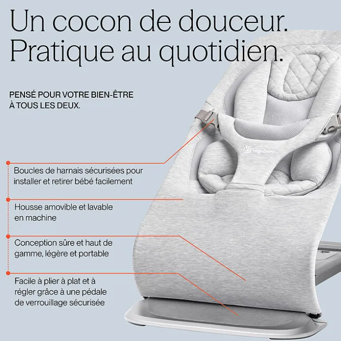 Ergobaby Transat Evolve - Gris Anthracite