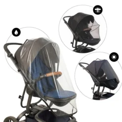 Ezimoov Couverture de Poussette 3-en-1 Evolutive
