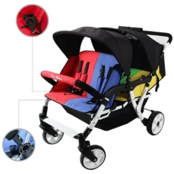 Familidoo Poussette 4 Places Lidoo City H4E