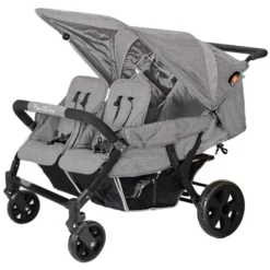 Familidoo Poussette 4 Places Lidoo Star DJ04FRL+ - Full Grey