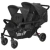 Familidoo Poussette 3 Places Lidoo H3E + Ergondrive - Full Black