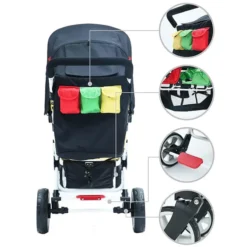 Familidoo Poussette 3 Places Lidoo H3E + Ergondrive