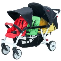 Familidoo Poussette 3 Places Lidoo H3E + Ergondrive