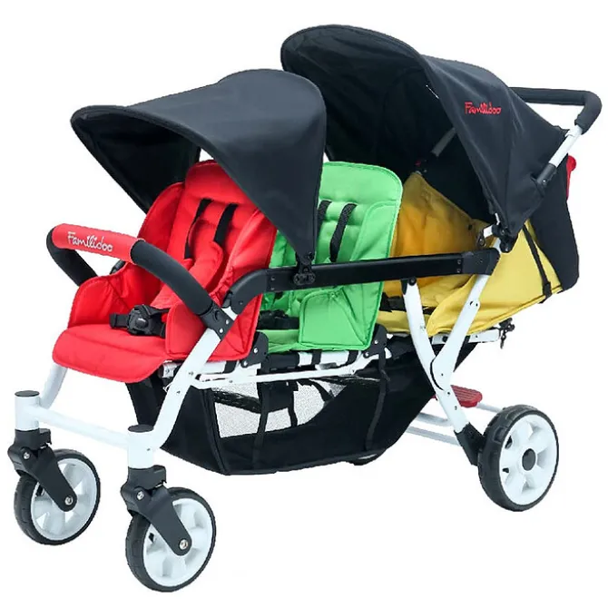 Familidoo Poussette 3 Places Lidoo H3E + Ergondrive