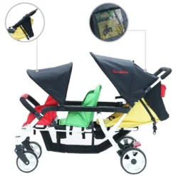 Familidoo Poussette 3 Places Lidoo H3E + Ergondrive