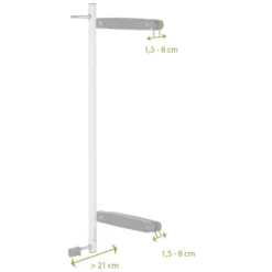 Geuther Système de Blocage Supplémentaire pour Easylock Plus - Blanc et Gris Anthracite
