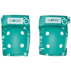 Globber Lot de 2 Protections Coudes et Genoux Vert Emeraude - XXS