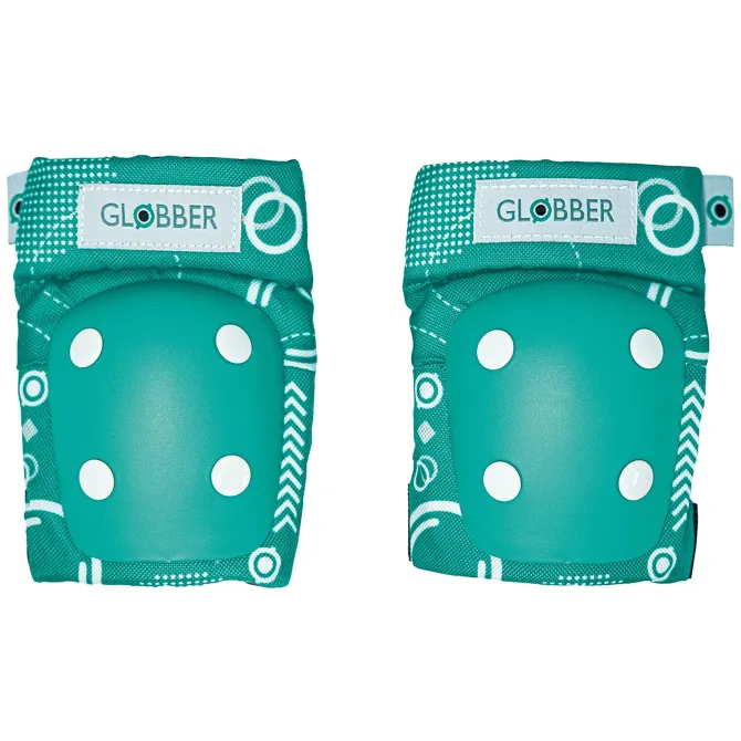 Globber Lot de 2 Protections Coudes et Genoux Vert Emeraude - XXS