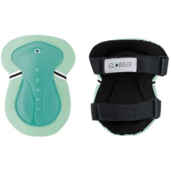 Globber Lot de 3 Protections Junior Coudes Genoux et Poignets Menthe - XXS