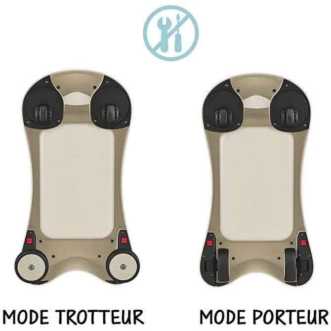 Globber Porteur Walk n' Roll 2-en-1 Eco - Sable