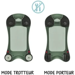 Globber Porteur Walk n' Roll 2-en-1 Eco - Pistache