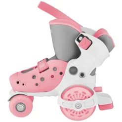 Globber Premiers Rollers Ajustables Rose Pastel - 26/29