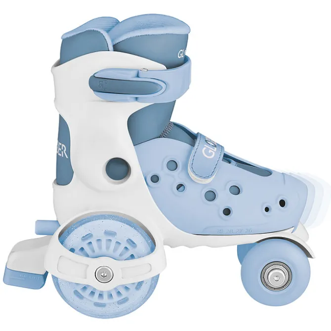 Globber Premiers Rollers Ajustables Bleu Pastel - 26/29