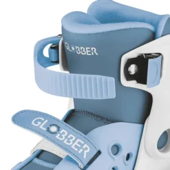 Globber Premiers Rollers Ajustables Bleu Pastel - 26/29