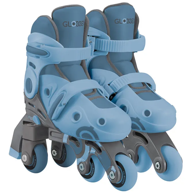 Globber Rollers Evolutifs 2-en-1 Bleu Acier - 26/29