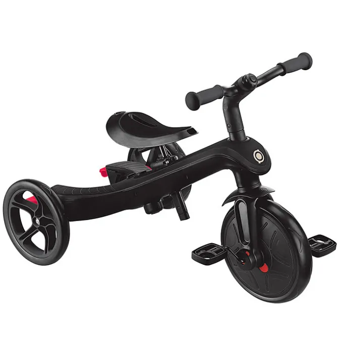 Globber Tricycle Evolutif Trike Explorer 4-en-1 V2 - Noir
