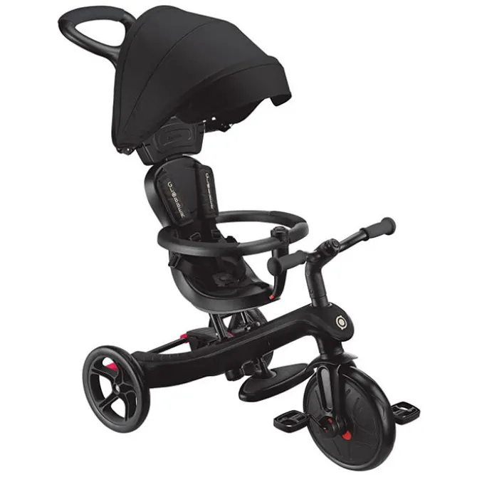 Globber Tricycle Evolutif Trike Explorer 4-en-1 V2 - Noir