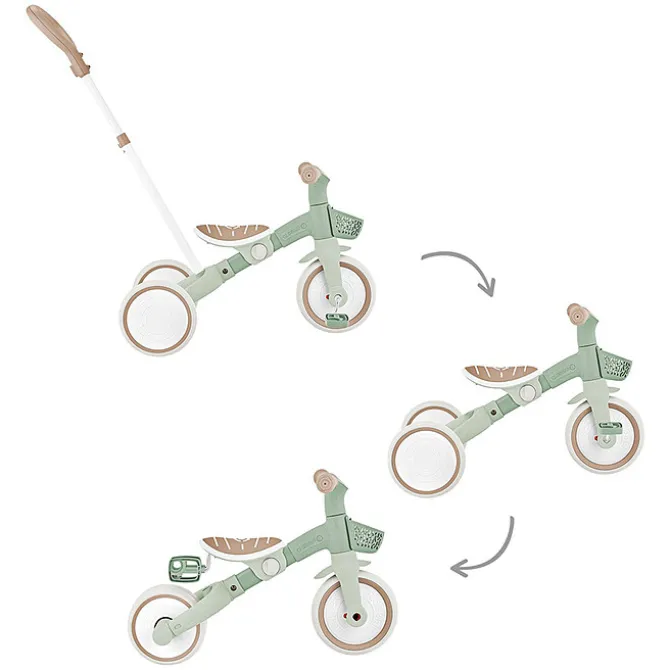 Globber Tricycle Learning 3-en-1 Plus Eco - Sauge