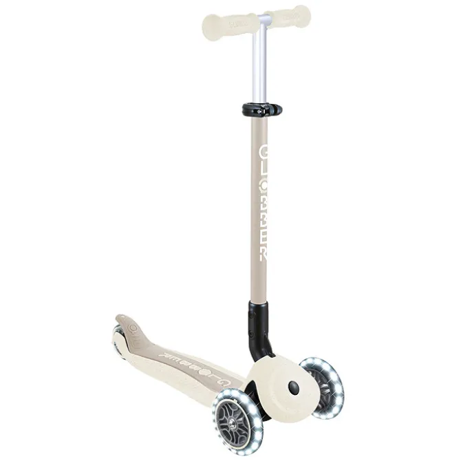Globber Trottinette Evolutive Go Up Active Lights Ecologic - Noix de Coco