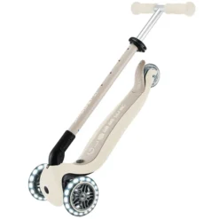 Globber Trottinette Evolutive Go Up Active Lights Ecologic - Noix de Coco