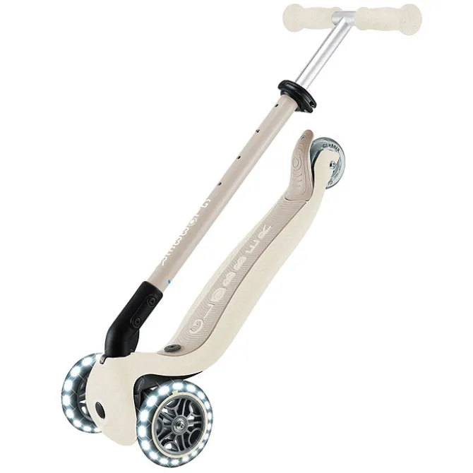 Globber Trottinette Evolutive Go Up Active Lights Ecologic - Noix de Coco