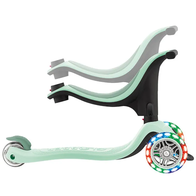 Globber Trottinette Evolutive Go Up Sporty Lights - Menthe Pastel