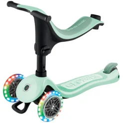 Globber Trottinette Evolutive Go Up Sporty Lights - Menthe Pastel