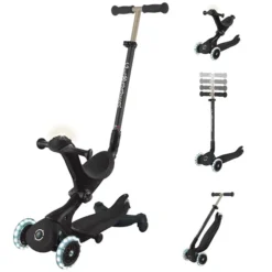 Globber Trottinette Evolutive Go Up Deluxe Light 360 - Noir