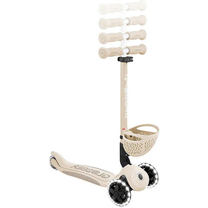 Globber Trottinette Evolutive Go Up Baby 360 Lights - Taupe