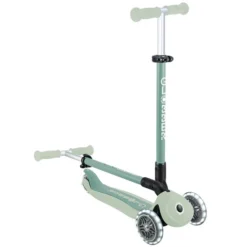 Globber Trottinette Evolutive Go Up Active Lights Ecologic - Pistache