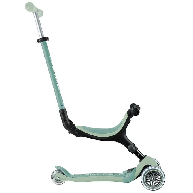 Globber Trottinette Evolutive Go Up Active Lights Ecologic - Pistache