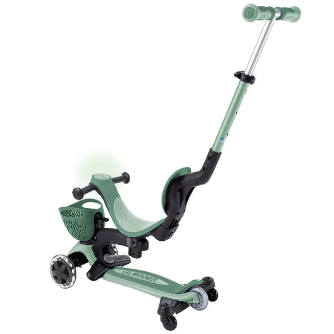 Globber Trottinette Evolutive Go Up Baby 360 Lights - Sauge