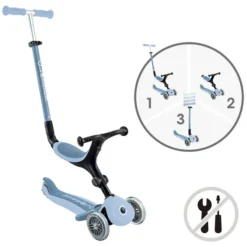 Globber Trottinette Evolutive Go Up Active Eco - Myrtille