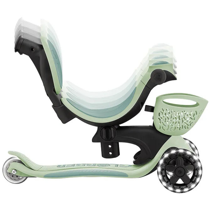 Globber Trottinette Evolutive Go Up Baby 360 Lights - Sauge