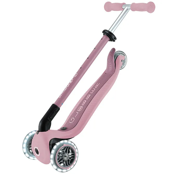 Globber Trottinette Evolutive Go Up Active Lights Ecologic - Framboise