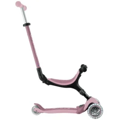 Globber Trottinette Evolutive Go Up Active Lights Ecologic - Framboise
