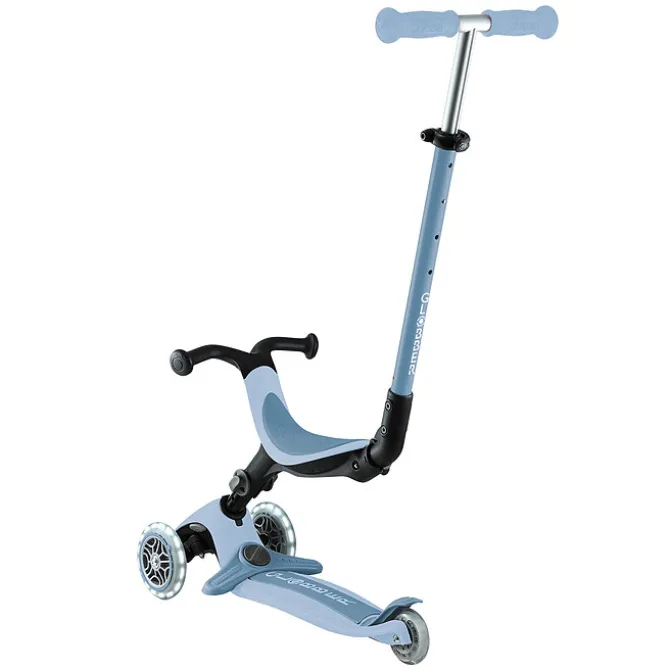 Globber Trottinette Evolutive Go Up Active Lights Ecologic - Myrtille