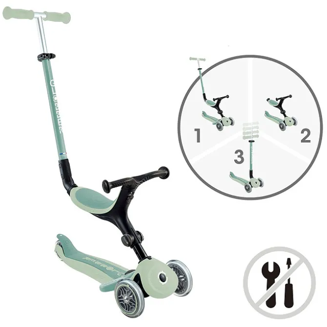 Globber Trottinette Evolutive Go Up Active Eco - Pistache