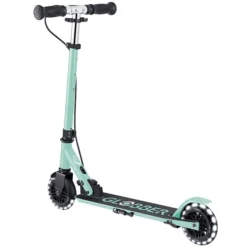 Globber Trottinette Flow Element Junior Lights - Menthe Pastel