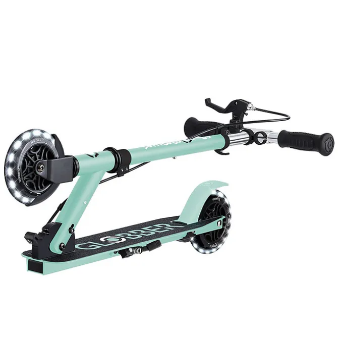 Globber Trottinette Flow Element Junior Lights - Menthe Pastel