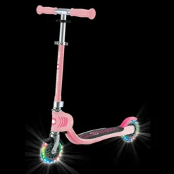Globber Trottinette Flow Junior Lights - Rose Pastel