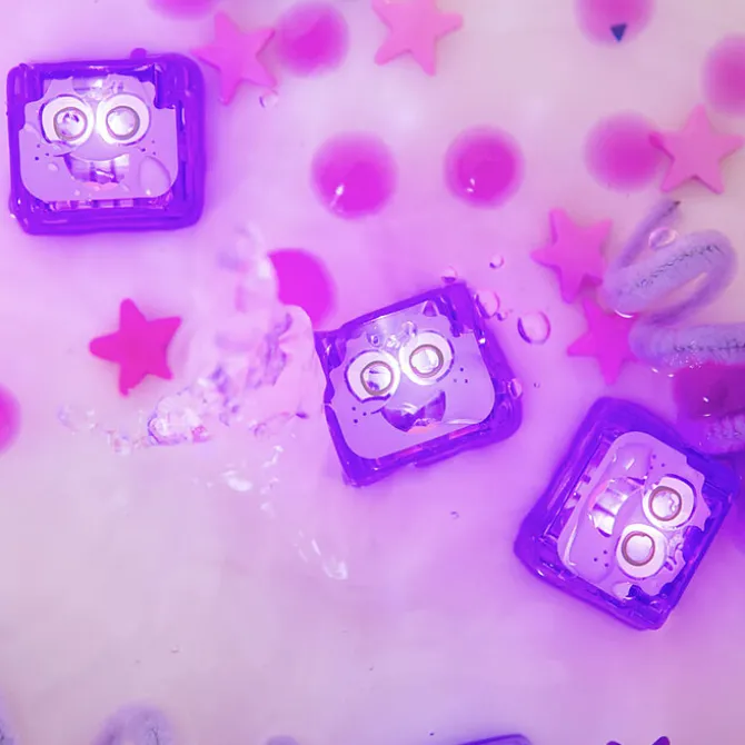 Glo Pals Lot de 4 Cubes Lumineux - Lumi Violet