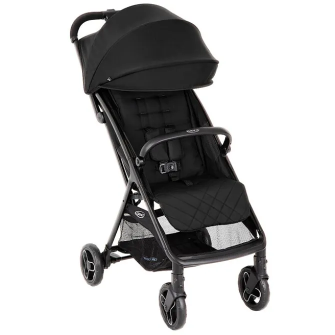 Graco Poussette Duo Myavo et Siège Auto SnugLite - Midnight Black