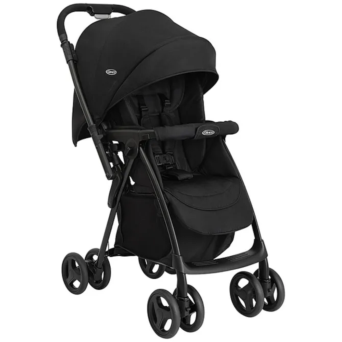 Graco Poussette Duo Revaya et Siège Auto SnugLite - Midnight Black