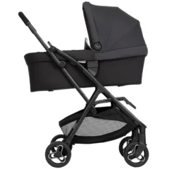 Graco Poussette Trio Myavo Siège Auto SnugLite et Nacelle Myavo - Midnight Black