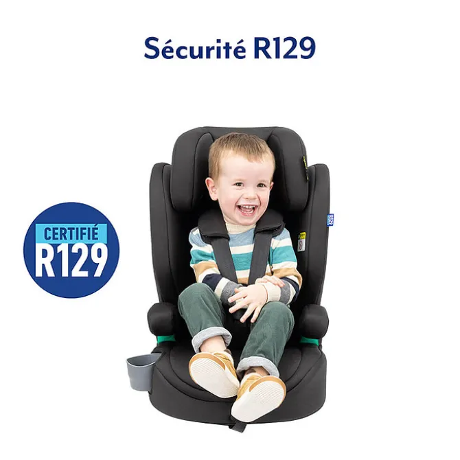 Graco Siège Auto Eldura i-Size Groupe 1/2/3 - Midnight